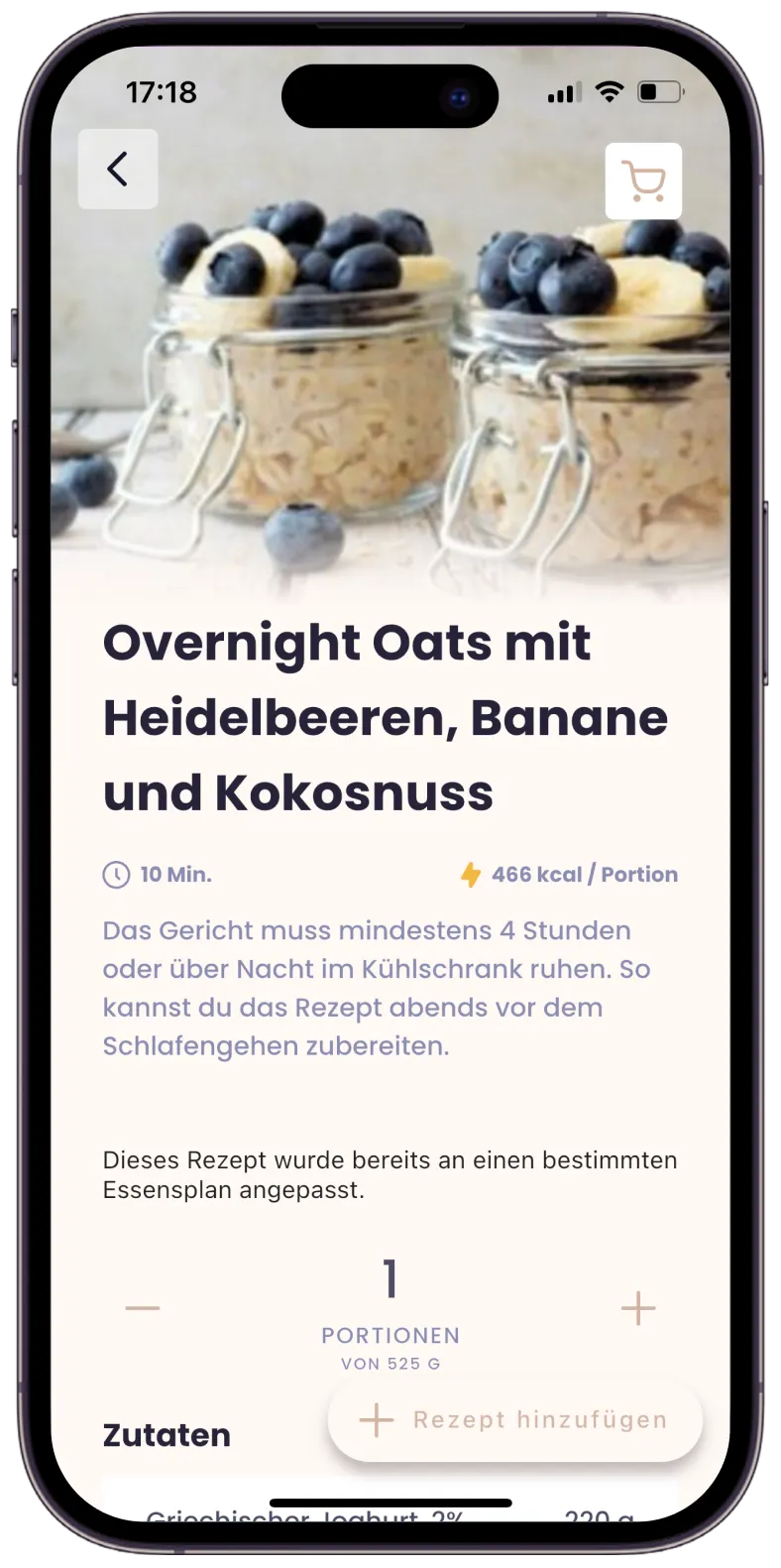 Auf dich abgestimmter Ernährungsplan - abwechslungsreich & unkompliziert