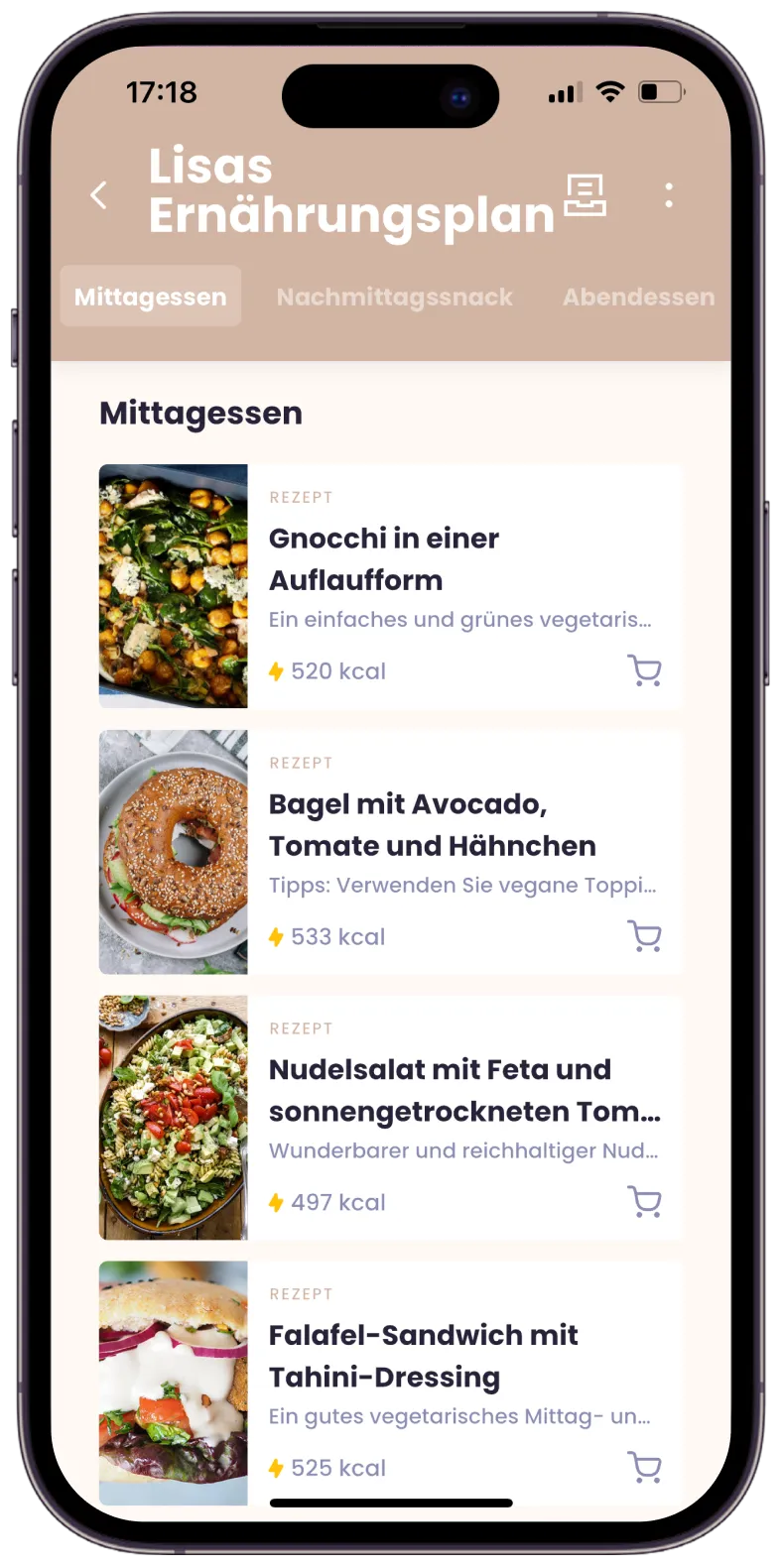 Individuelle Ernährungspläne nach deinem Geschmack